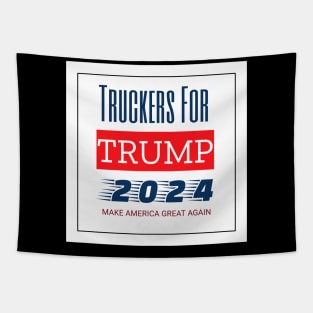 Truckers For Trump 2024 Tapestry