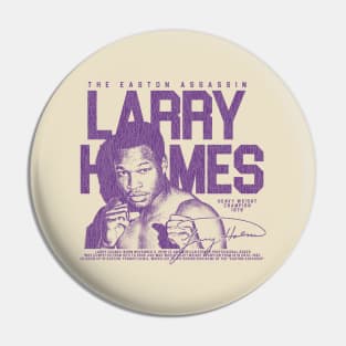 Larry Holmes Vintage - Purple Pin