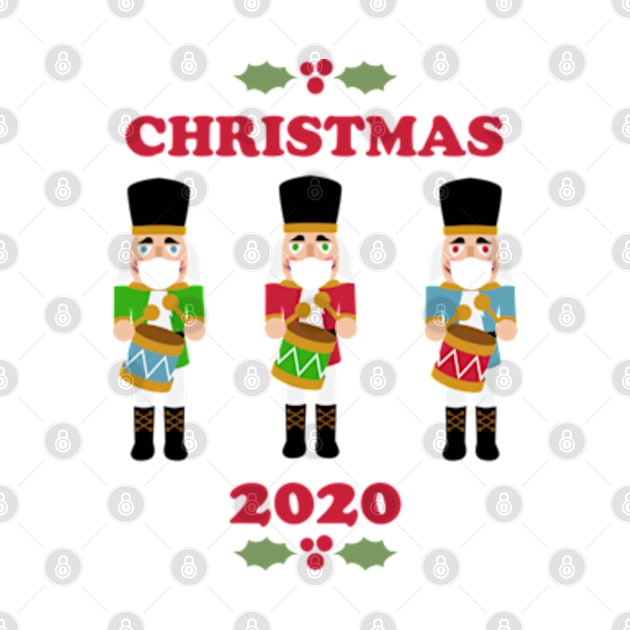 Masked Wooden Toy Soldier Christmas 2020 by MedleyDesigns67