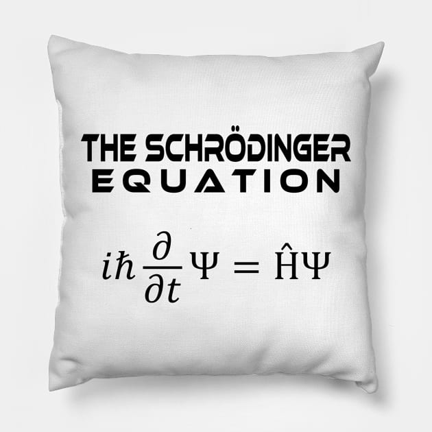 the Schrödinger Equation Pillow by ScienceCorner