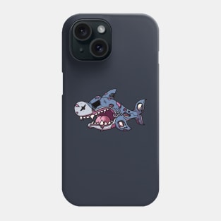 Angry Zombie Shark Phone Case