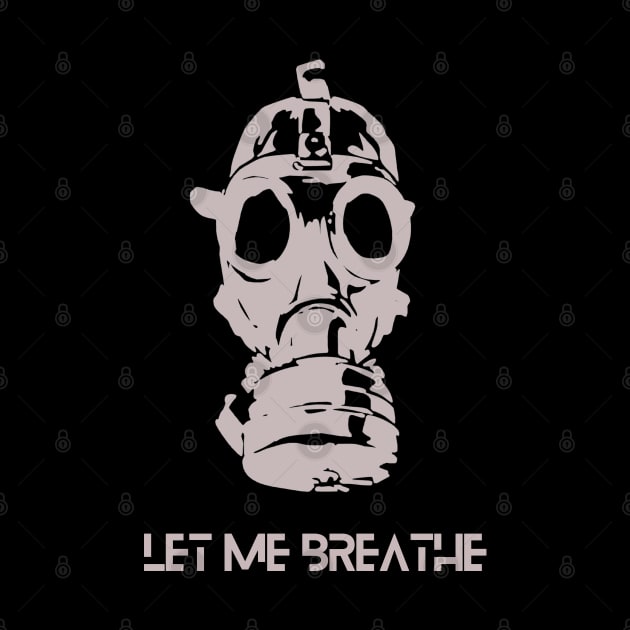 Let me breathe, gasmask future, climate crisis by Teessential