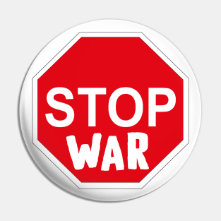 Stop war Pin