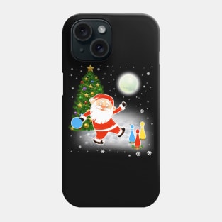 Santa Claus Bowling Christmas Funny Gift Phone Case