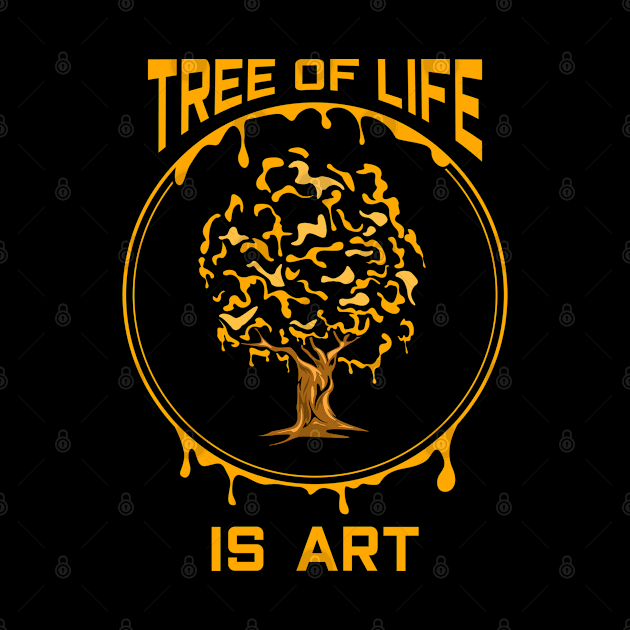 Tree of life is art by Markus Schnabel