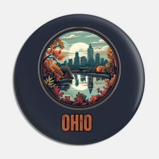 Ohio State USA Pin