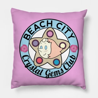 Beach City Crystal Gems Club (Pearl) Pillow