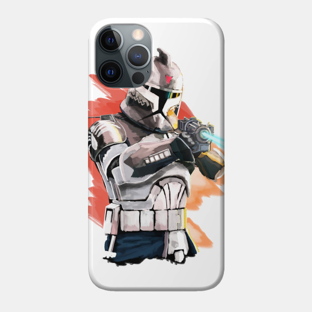 Wolffe shot first - Clonewars - Phone Case