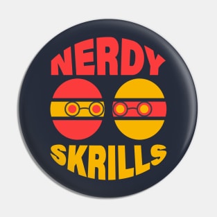 KITE Yellow & Red Nerdy Skrills Printed Pin