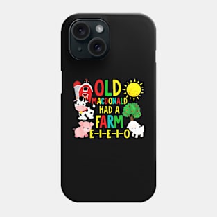 Old  Had a Farm  Toddler Kids Farm Phone Case