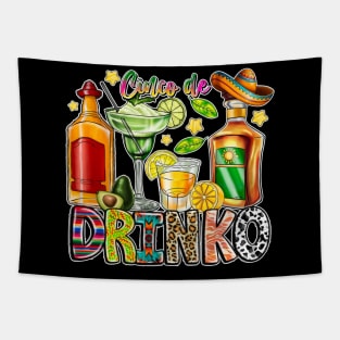 Mexico Wine Tequila Margarita Drink Cinco De Drinko Drinking Tapestry