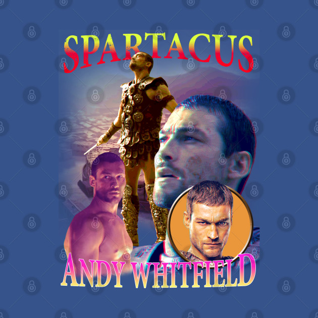 Discover Spartacus Andy Whitfield Bootleg - Tv Show - T-Shirt