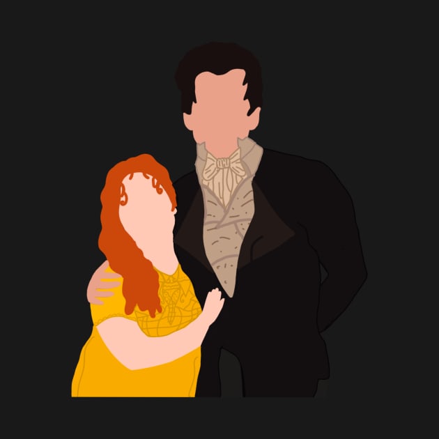 Penelope Featherington and Colin Bridgerton by mauracatey