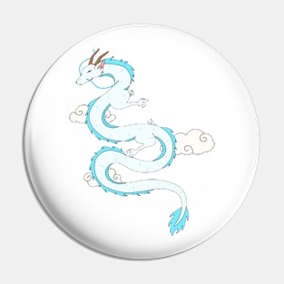 Aqua Dragon Pin