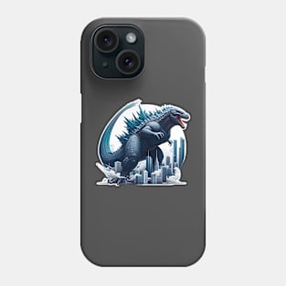 Godzilla and the City Phone Case