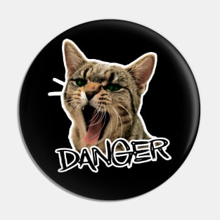 Danger Kitty Pin