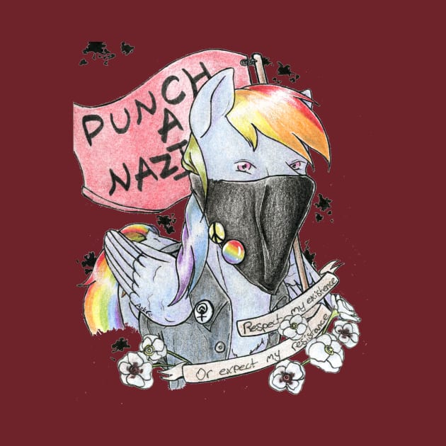 Punch a Nazi by Azkre