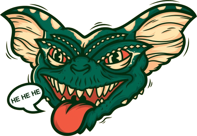 gremlins Kids T-Shirt by a cat cooking