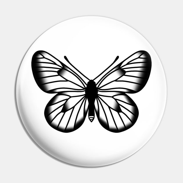 Butterfly Pin by drawingsbydarcy