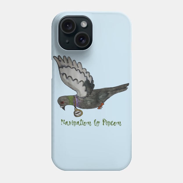 Navigation by Pigeon Phone Case by ABY_Creative