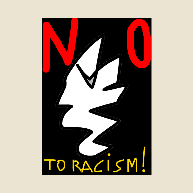 NO to Racism by Gizi Zuckermann Art