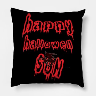 happy halloween son Pillow