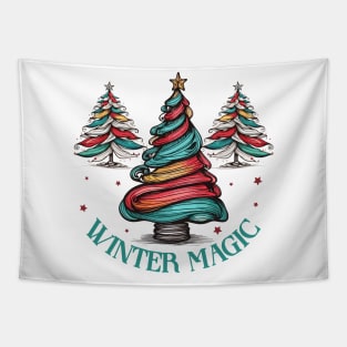 Christmas Trees Quote Tapestry