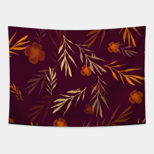 Autumn Floral pattern Tapestry