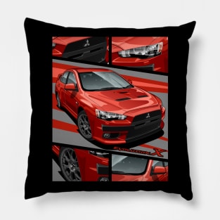 Mitsubishi Lancer Evolution X Pillow