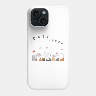 t shirt cats lover i love cats so much Phone Case