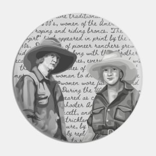 Cowgirl Herstory Pin