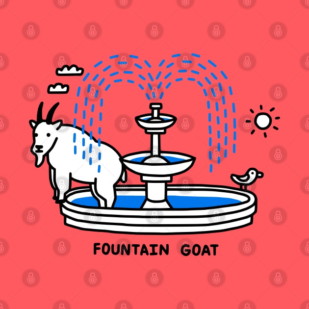 Fountain Goat by obinsun