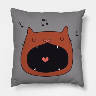 Singing cat Pillow