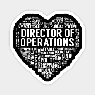 Director Of Operations Heart Magnet