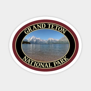 Jackson Lake at Grand Teton National Park in Wyoming Magnet