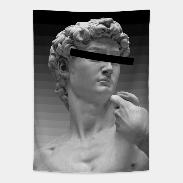 Censored Aesthetic Greek Bust Vaporwave Vaporwave Tapestry Teepublic