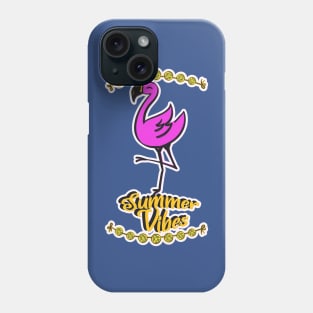 Summer Vibes with Pink Flamingo Phone Case