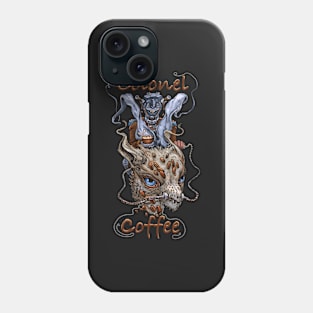 Colonel Coffee on Cappuccino Phone Case