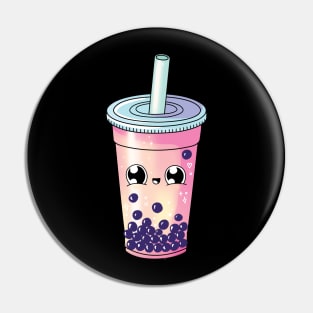 Boba Milk Tea Pin