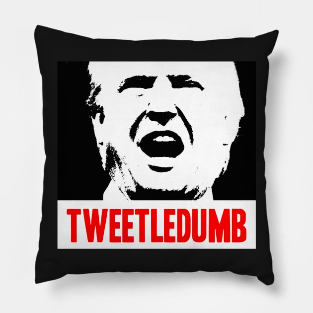 Tweetledumb Pillow by CalltoActivism