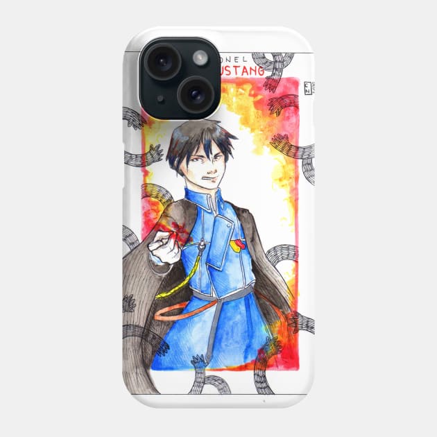 Colonel Roy Mustang Phone Case by Nenril