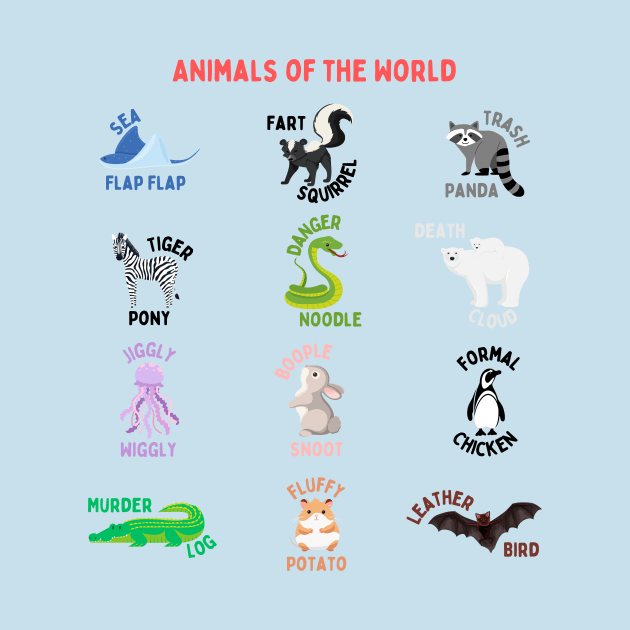 Animals of the World by MollyBee