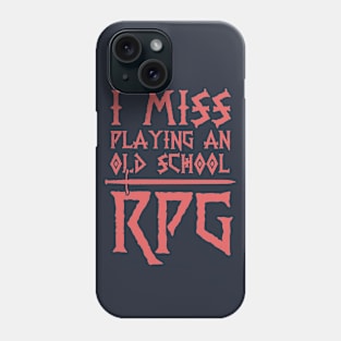 Miss Playing An Old School RPG Phone Case