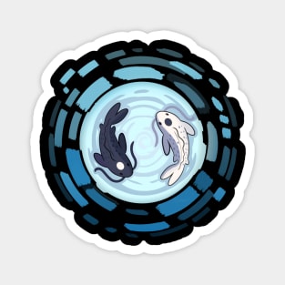 Yin and Yang Koi Whirlpool - Yang Version Magnet