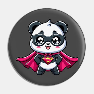 The Adventures of Panda Man Pin