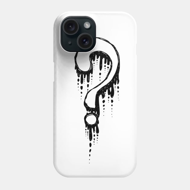 Question Mark Phone Case by TKDoodle