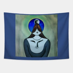 Surreal Woman Tapestry