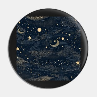 Embrace Celestial Elegance with Our Dazzling 'Starry Night' Pattern! Pin