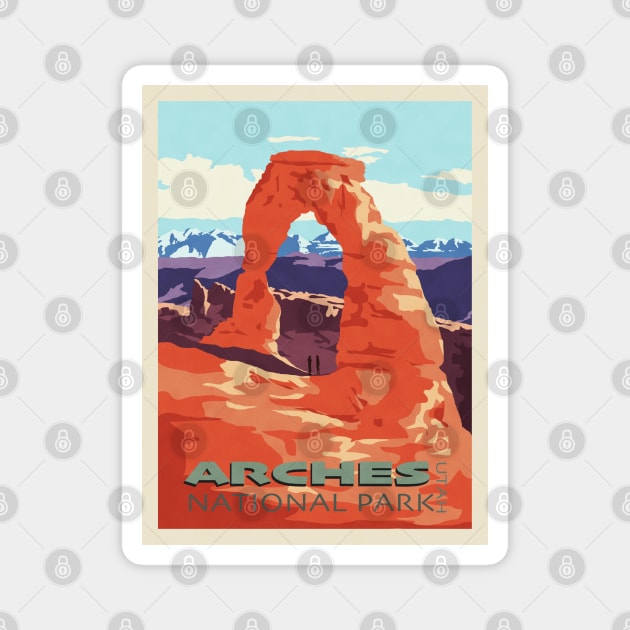 Arches National Park Magnet by sigsin