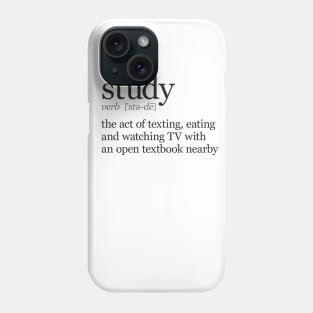 Definition of Study Phone Case